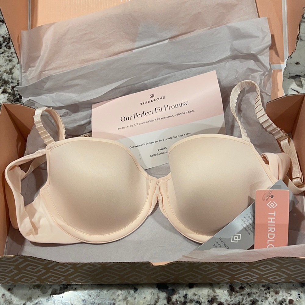 ThirdLove 24/7 Classic T-Shirt Bra, Soft Pink, 32B1/2